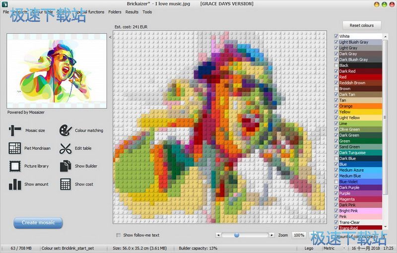 马赛克图片制作软件下载_Brickaizer 7.0.226 极速版
